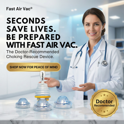 Protect Your Family with Fast Air Vac® Choking Emergency Device