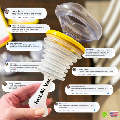 Protect Your Family with Fast Air Vac® Choking Emergency Device