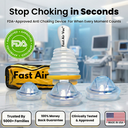 Protect Your Family with Fast Air Vac® Choking Emergency Device