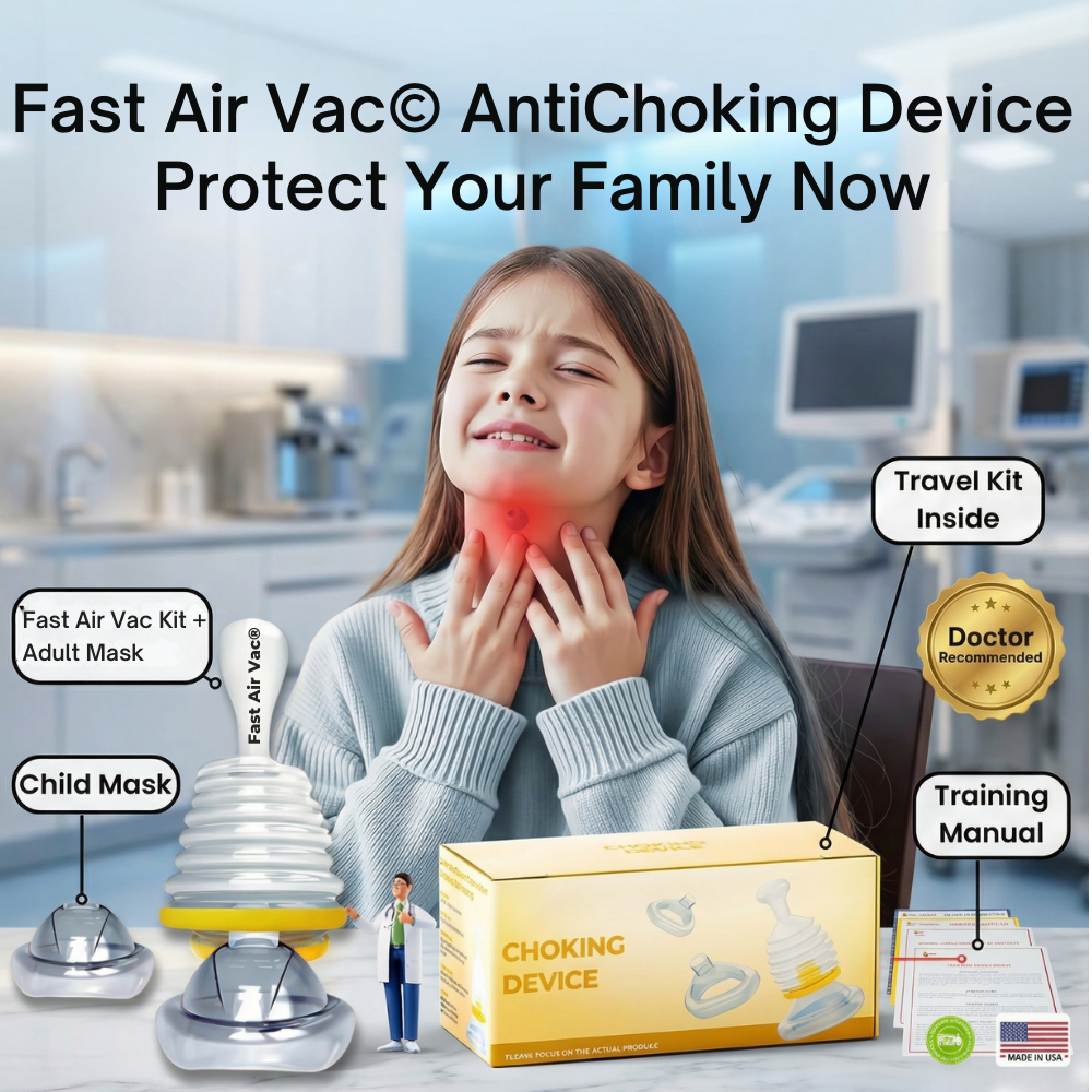 Protect Your Family with Fast Air Vac® Choking Emergency Device